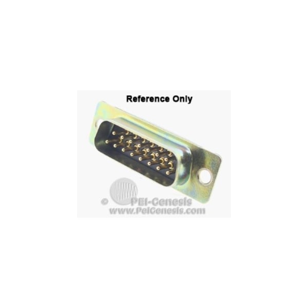 DSUB 15M PCB RA C G50 ZINC